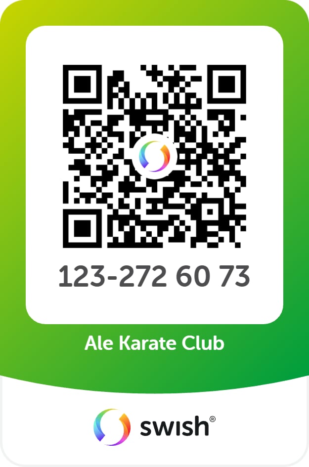 Swish QR-kod för Ale Karate Club, 123 272 6073